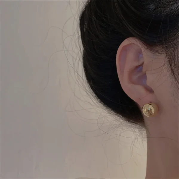 Big Ball Earrings - Image 3